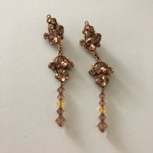 Swarovski Crystal Pageant earrings